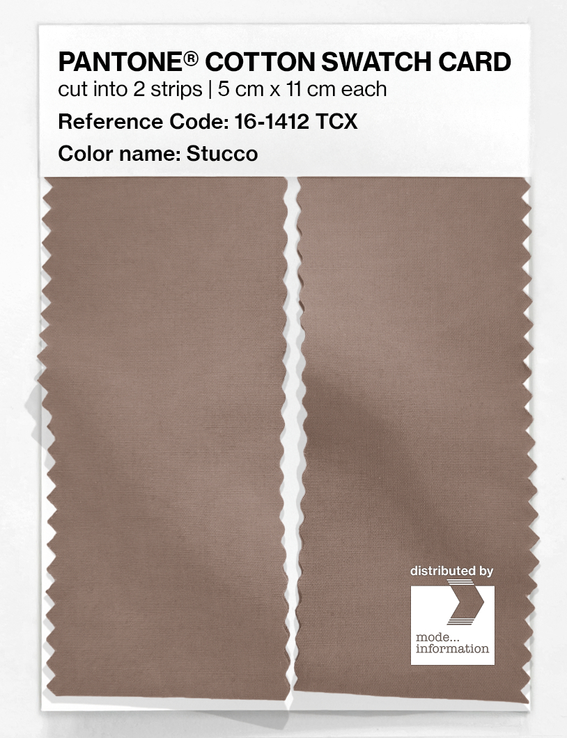 Artikelbild 2 des Artikels “PANTONE® COTTON SWATCH CARD 16-1412 TCX Stucco “