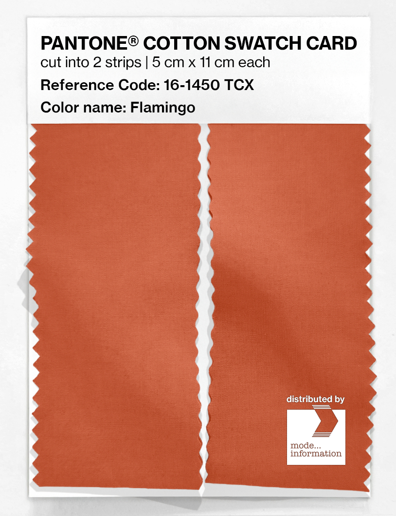 Artikelbild 2 des Artikels “PANTONE® COTTON SWATCH CARD 16-1450 TCX Flamingo “