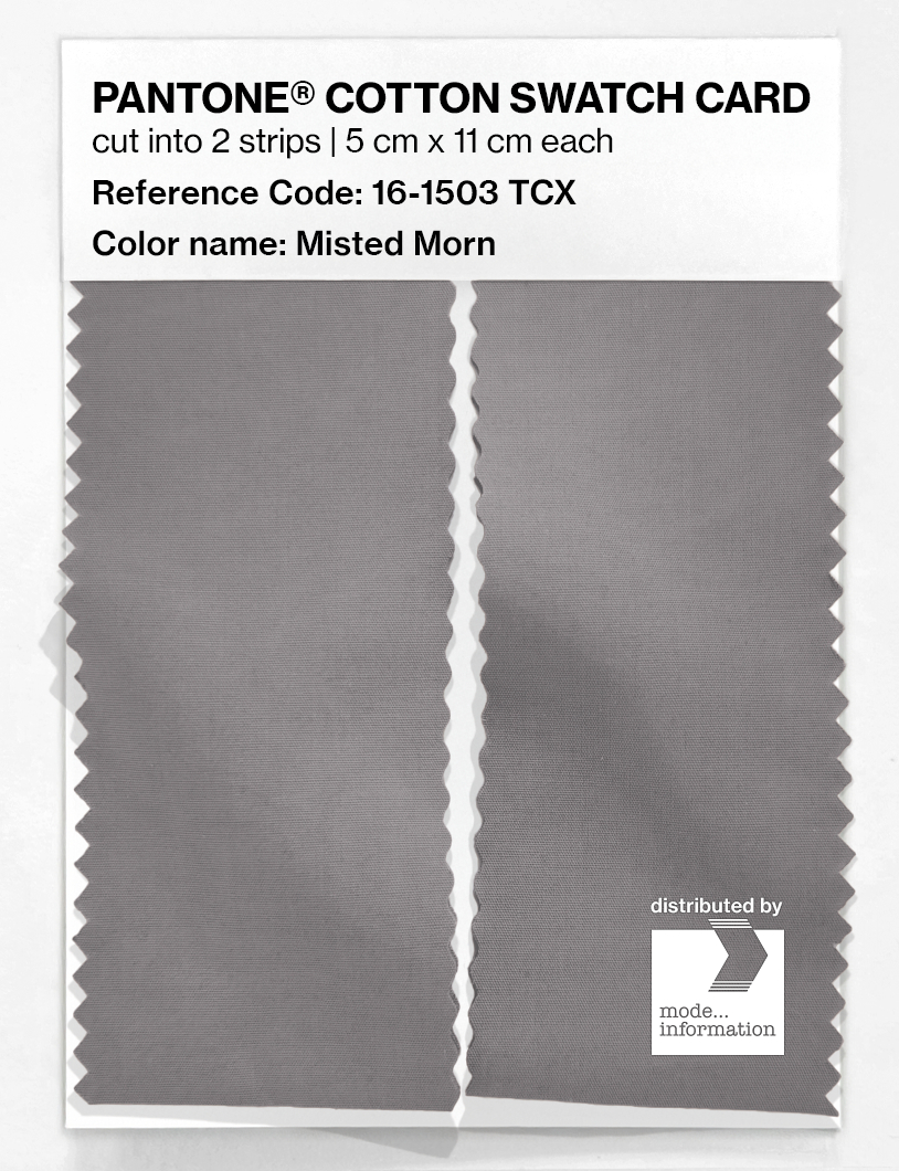 Product image 2 of the product “PANTONE® COTTON SWATCH CARD 16-1503 TCX Misted Morn ”
