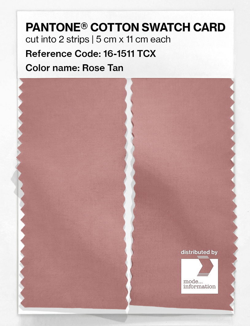 Artikelbild 2 des Artikels “PANTONE® COTTON SWATCH CARD 16-1511 TCX Rose Tan “