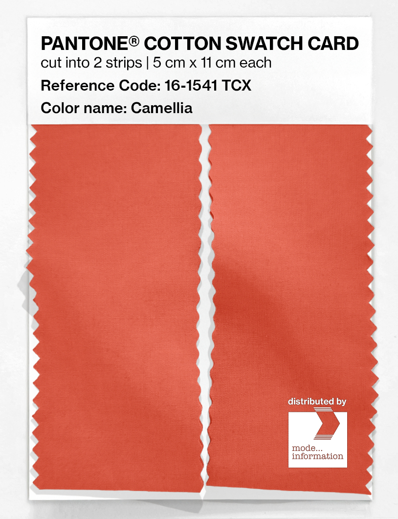 Artikelbild 2 des Artikels “PANTONE® COTTON SWATCH CARD 16-1541 TCX Camellia “
