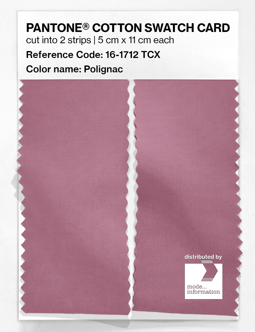 Product image 2 of the product “PANTONE® COTTON SWATCH CARD 16-1712 TCX Polignac ”