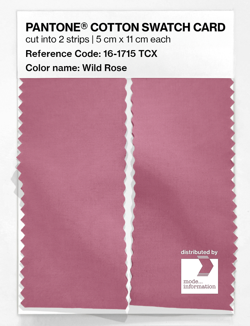 Artikelbild 2 des Artikels “PANTONE® COTTON SWATCH CARD 16-1715 TCX Wild Rose “