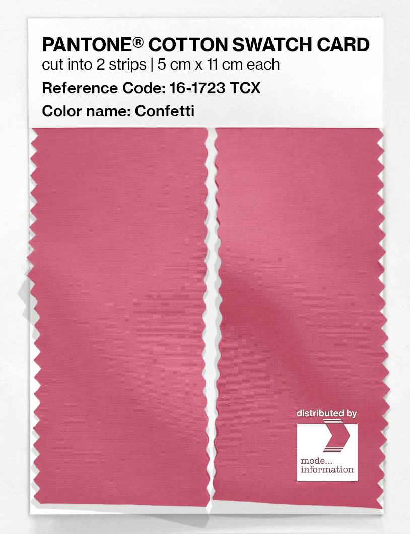 Artikelbild 2 des Artikels “PANTONE® COTTON SWATCH CARD 16-1723 TCX Confetti “