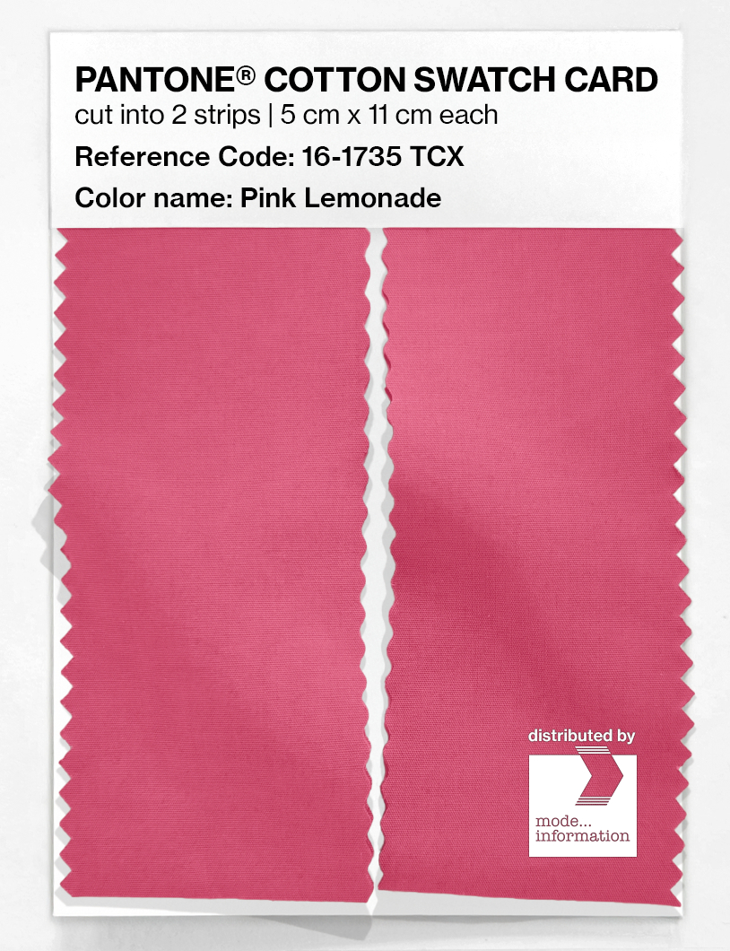 Artikelbild 2 des Artikels “PANTONE® COTTON SWATCH CARD 16-1735 TCX Pink Lemonade “