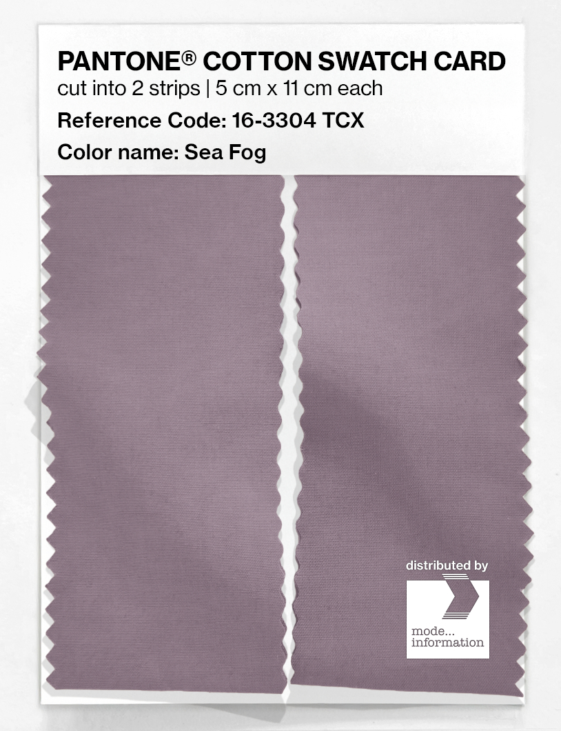 Artikelbild 2 des Artikels “PANTONE® COTTON SWATCH CARD 16-3304 TCX Sea Fog “