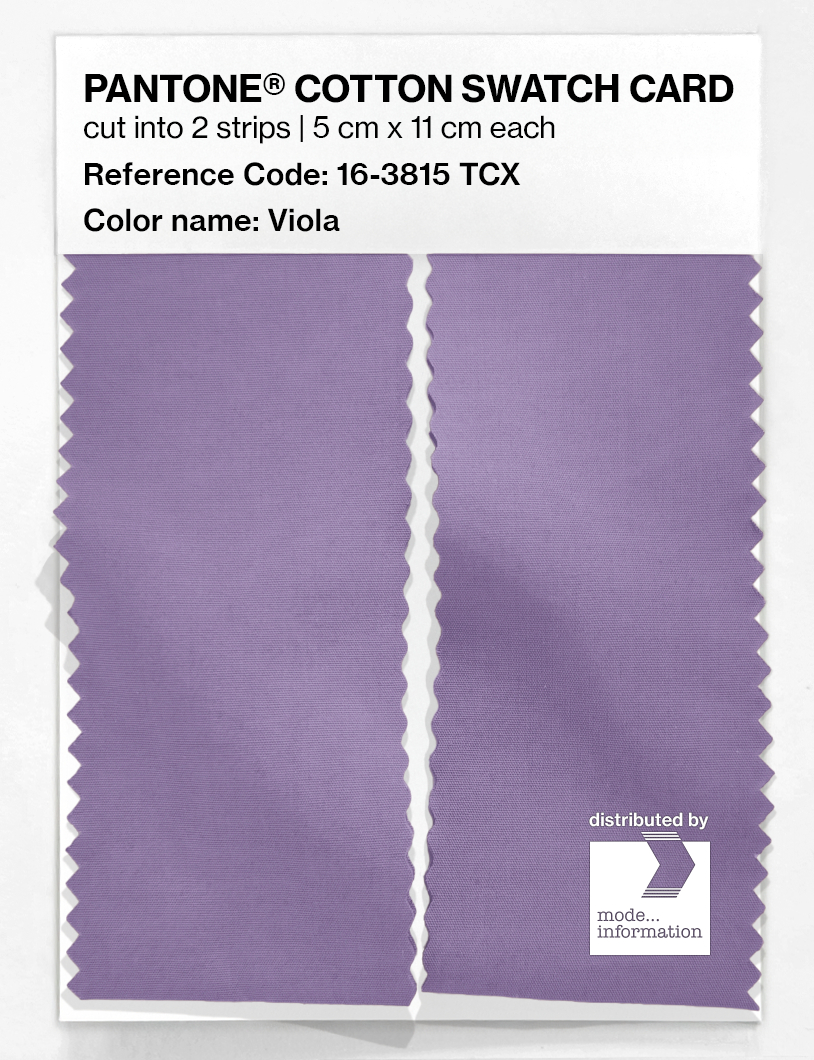 Artikelbild 2 des Artikels “PANTONE® COTTON SWATCH CARD 16-3815 TCX Viola “