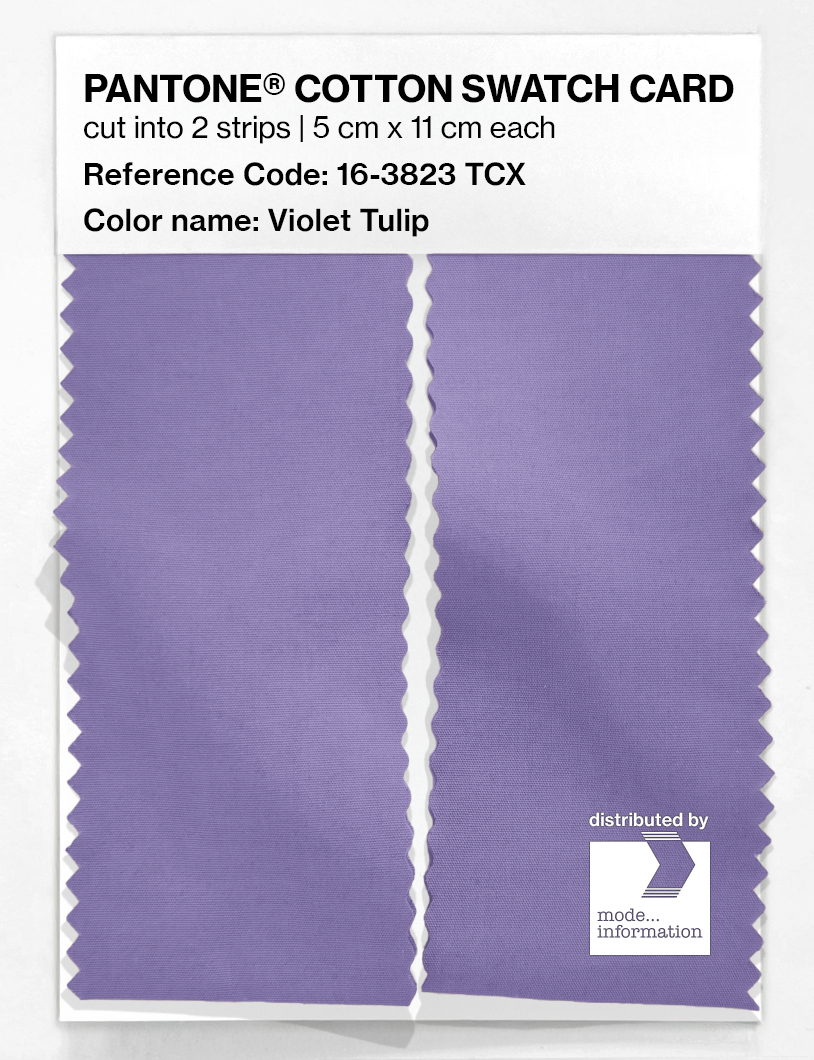 Artikelbild 2 des Artikels “PANTONE® COTTON SWATCH CARD 16-3823 TCX Violet Tulip “