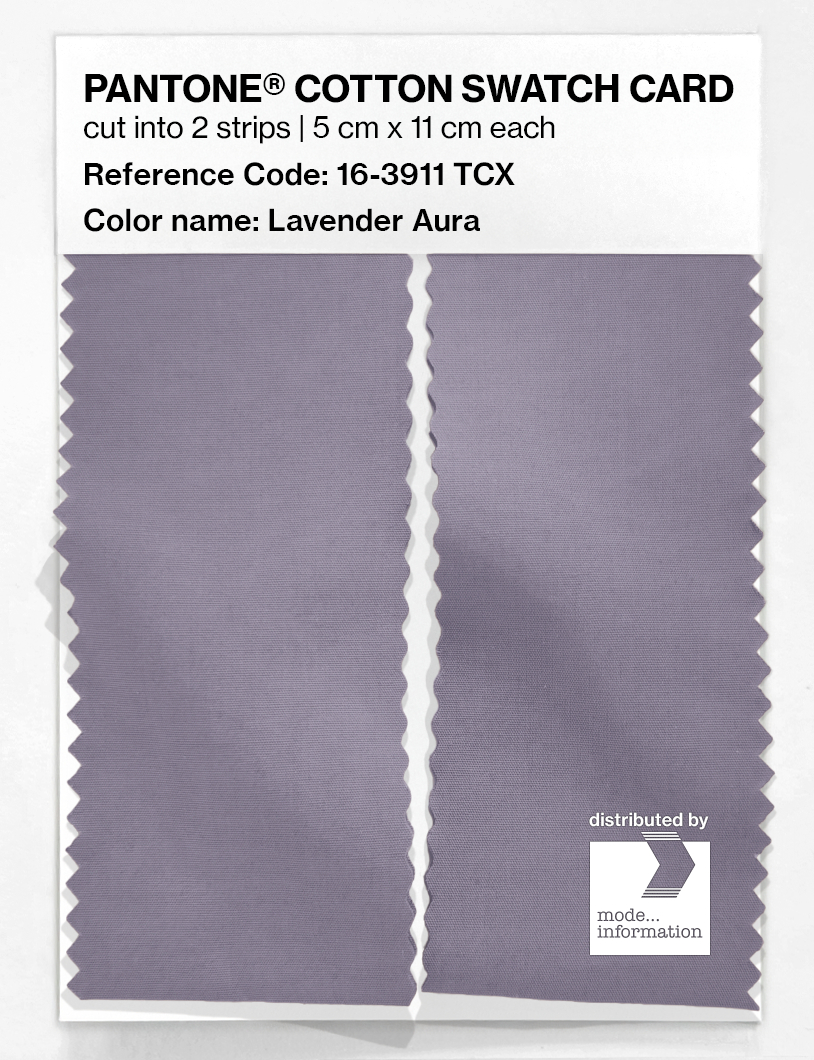 Artikelbild 2 des Artikels “PANTONE® COTTON SWATCH CARD 16-3911 TCX Lavender Aura “