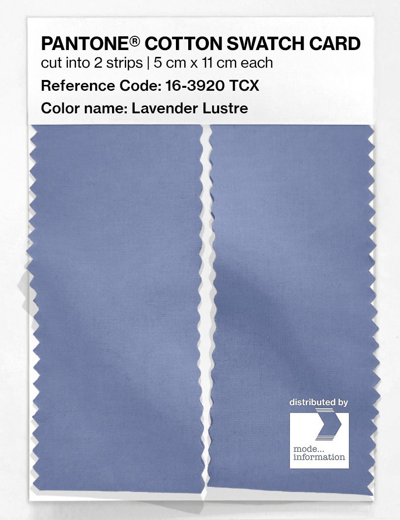 Artikelbild 2 des Artikels “PANTONE® COTTON SWATCH CARD 16-3920 TCX Lavender Lustre “