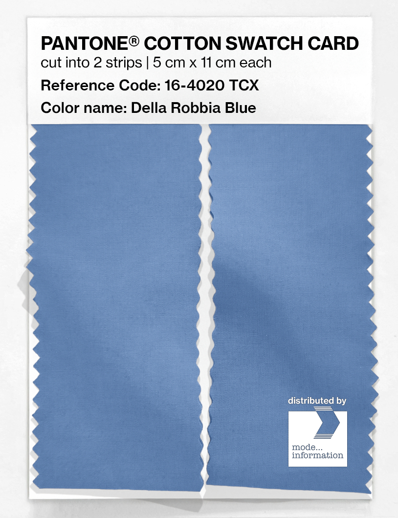 Artikelbild 2 des Artikels “PANTONE® COTTON SWATCH CARD 16-4020 TCX Della Robbia Blue “