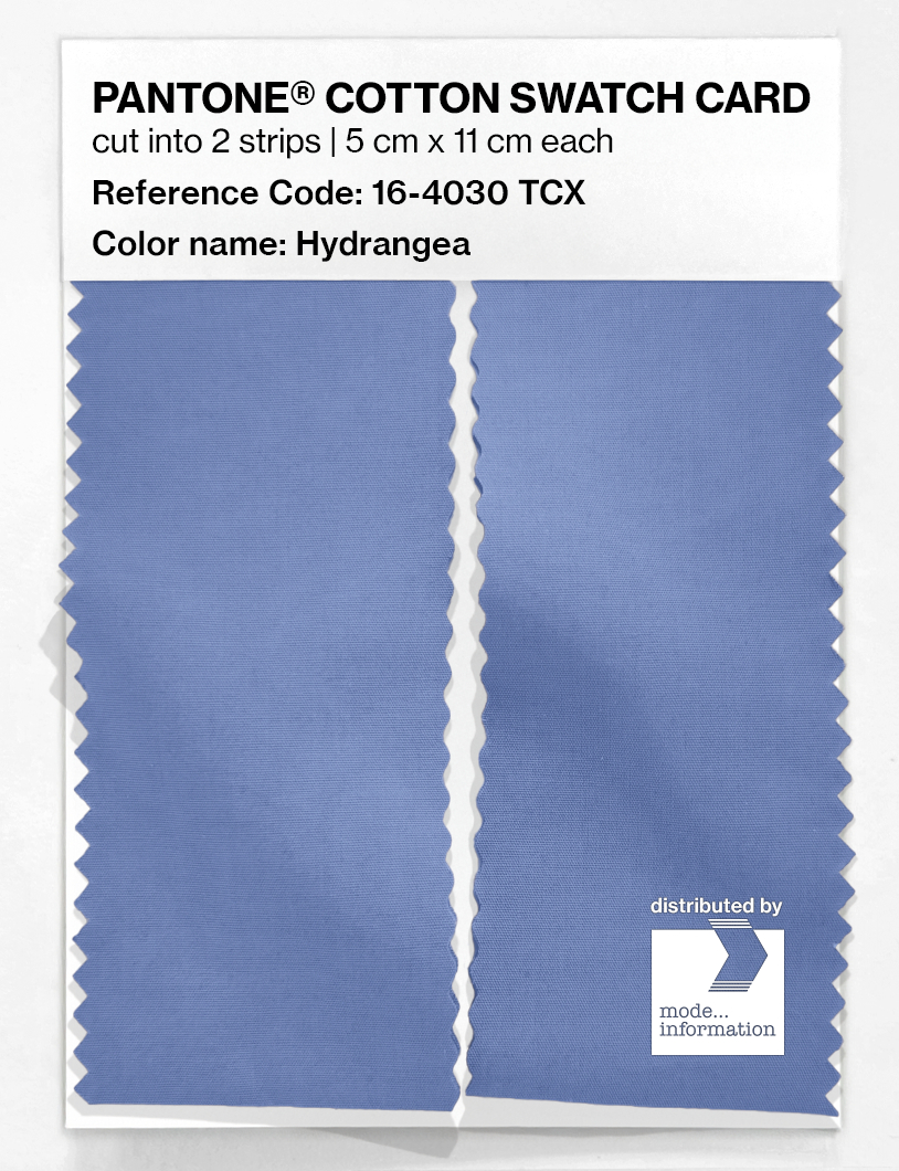 Artikelbild 2 des Artikels “PANTONE® COTTON SWATCH CARD 16-4030 TCX Hydrangea “