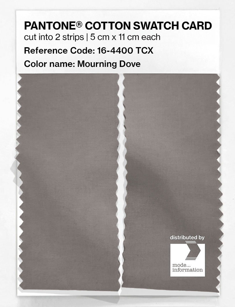 Artikelbild 2 des Artikels “PANTONE® COTTON SWATCH CARD 16-4400 TCX Mourning Dove “