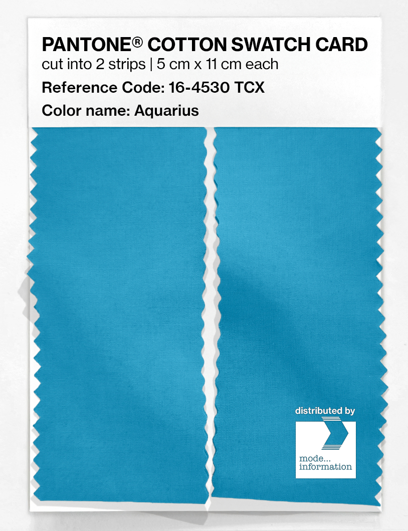 Artikelbild 2 des Artikels “PANTONE® COTTON SWATCH CARD 16-4530 TCX Aquarius “