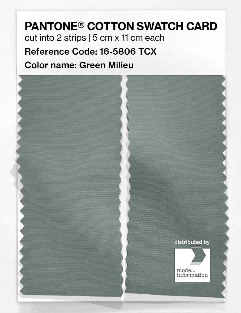 Artikelbild 2 des Artikels “PANTONE® COTTON SWATCH CARD 16-5806 TCX Green Milieu “