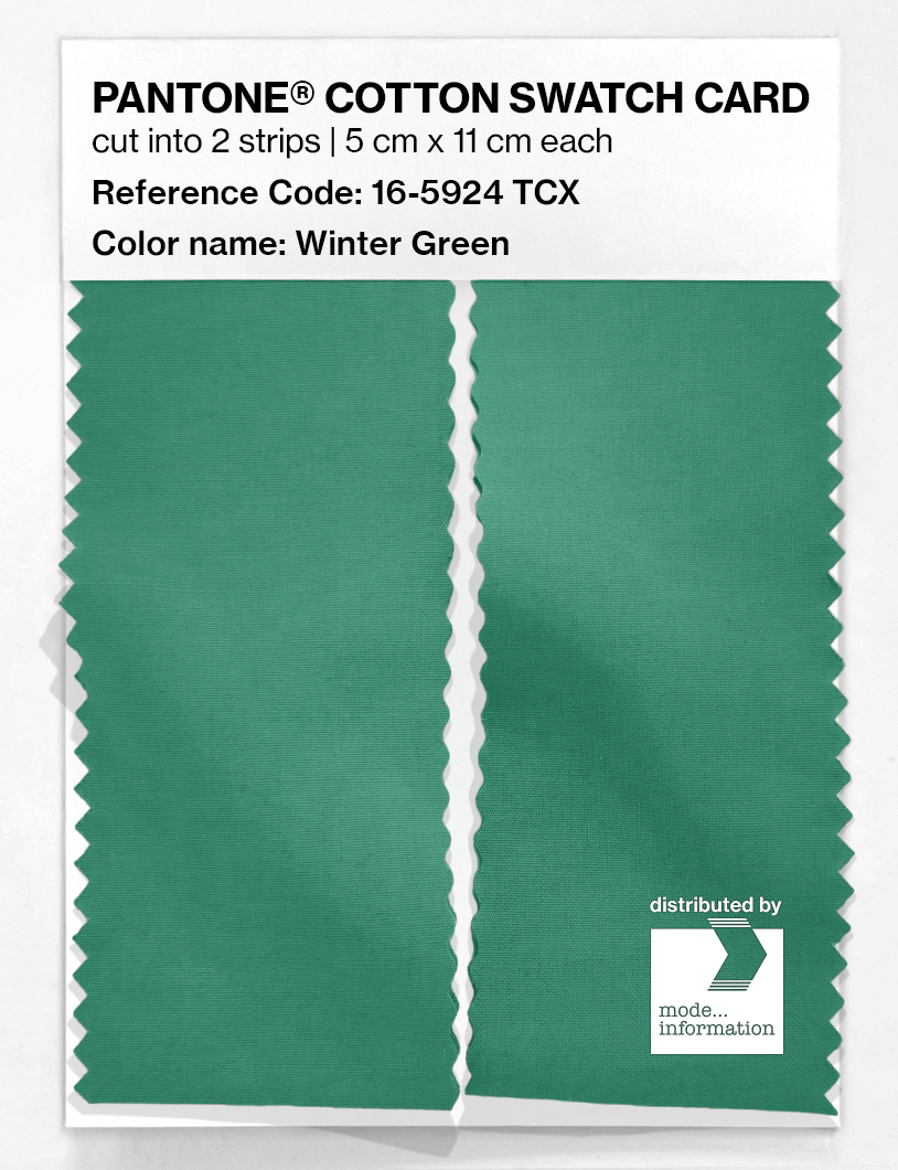 Artikelbild 2 des Artikels “PANTONE® COTTON SWATCH CARD 16-5924 TCX Winter Green “