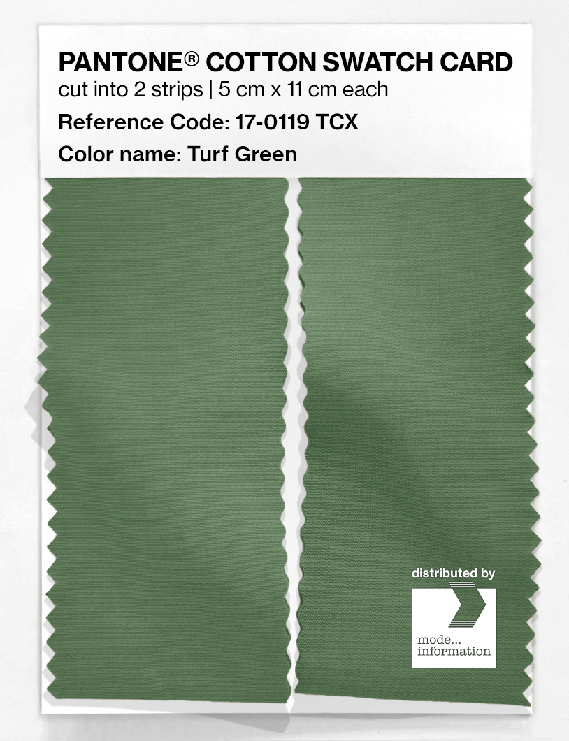 Artikelbild 2 des Artikels “PANTONE® COTTON SWATCH CARD 17-0119 TCX Turf Green “