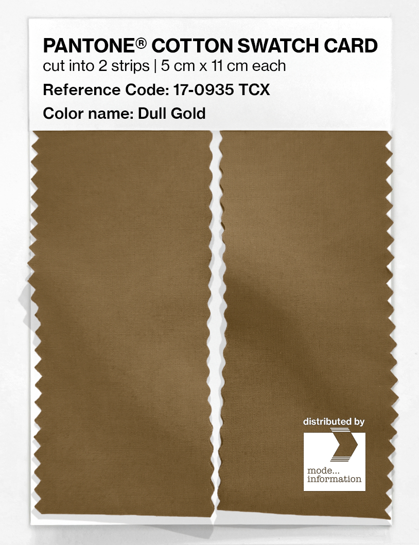 Artikelbild 2 des Artikels “PANTONE® COTTON SWATCH CARD 17-0935 TCX Dull Gold “
