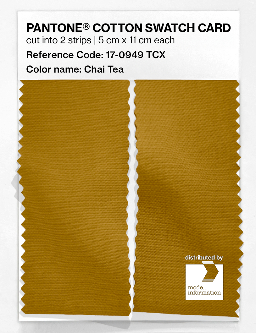 Artikelbild 2 des Artikels “PANTONE® COTTON SWATCH CARD 17-0949 TCX Chai Tea “