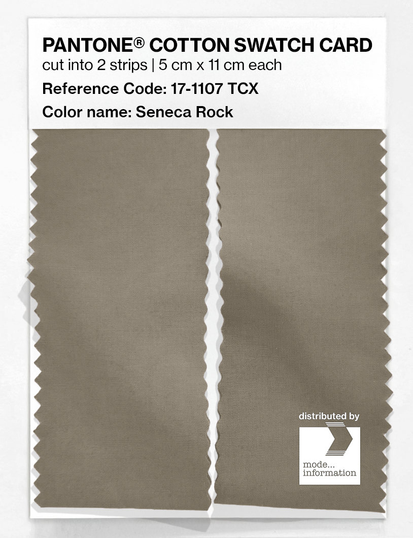 Artikelbild 2 des Artikels “PANTONE® COTTON SWATCH CARD 17-1107 TCX Seneca Rock “