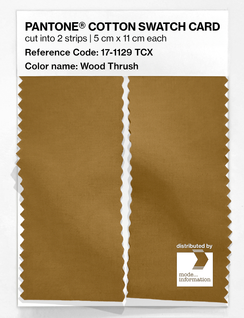 Artikelbild 2 des Artikels “PANTONE® COTTON SWATCH CARD 17-1129 TCX Wood Thrush “