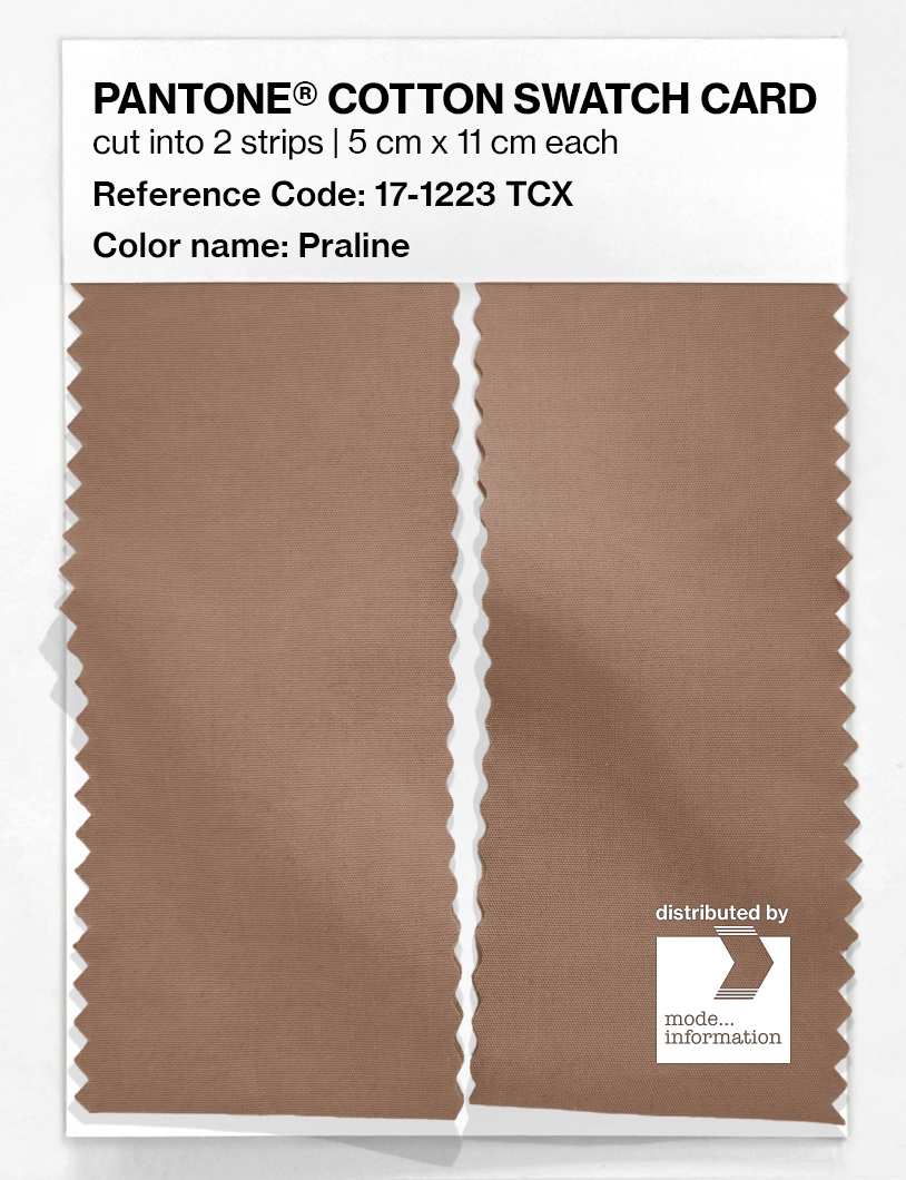Artikelbild 2 des Artikels “PANTONE® COTTON SWATCH CARD 17-1223 TCX Praline “