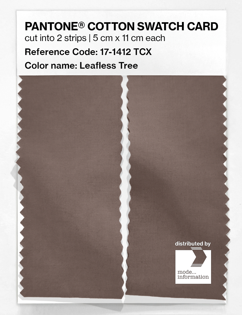 Artikelbild 2 des Artikels “PANTONE® COTTON SWATCH CARD 17-1412 TCX Leafless Tree “