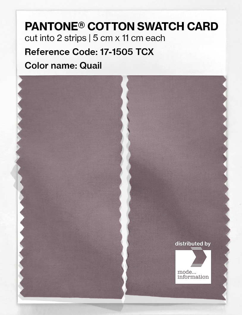 Artikelbild 2 des Artikels “PANTONE® COTTON SWATCH CARD 17-1505 TCX Quail “