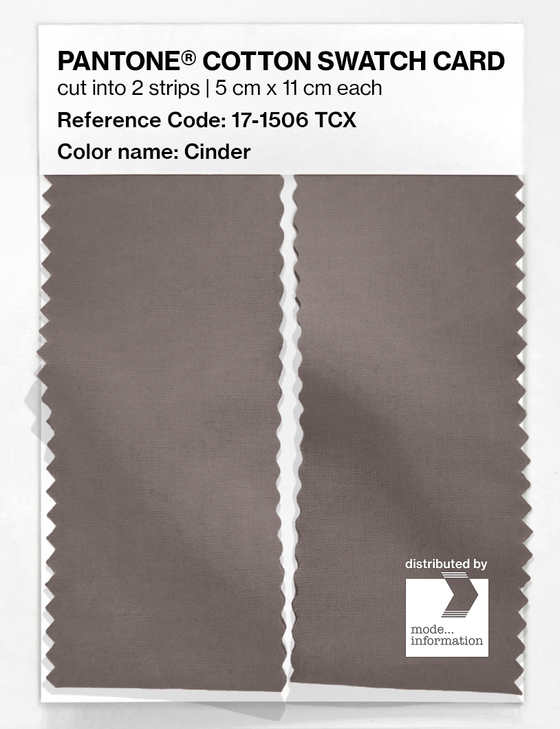 Artikelbild 2 des Artikels “PANTONE® COTTON SWATCH CARD 17-1506 TCX Cinder “
