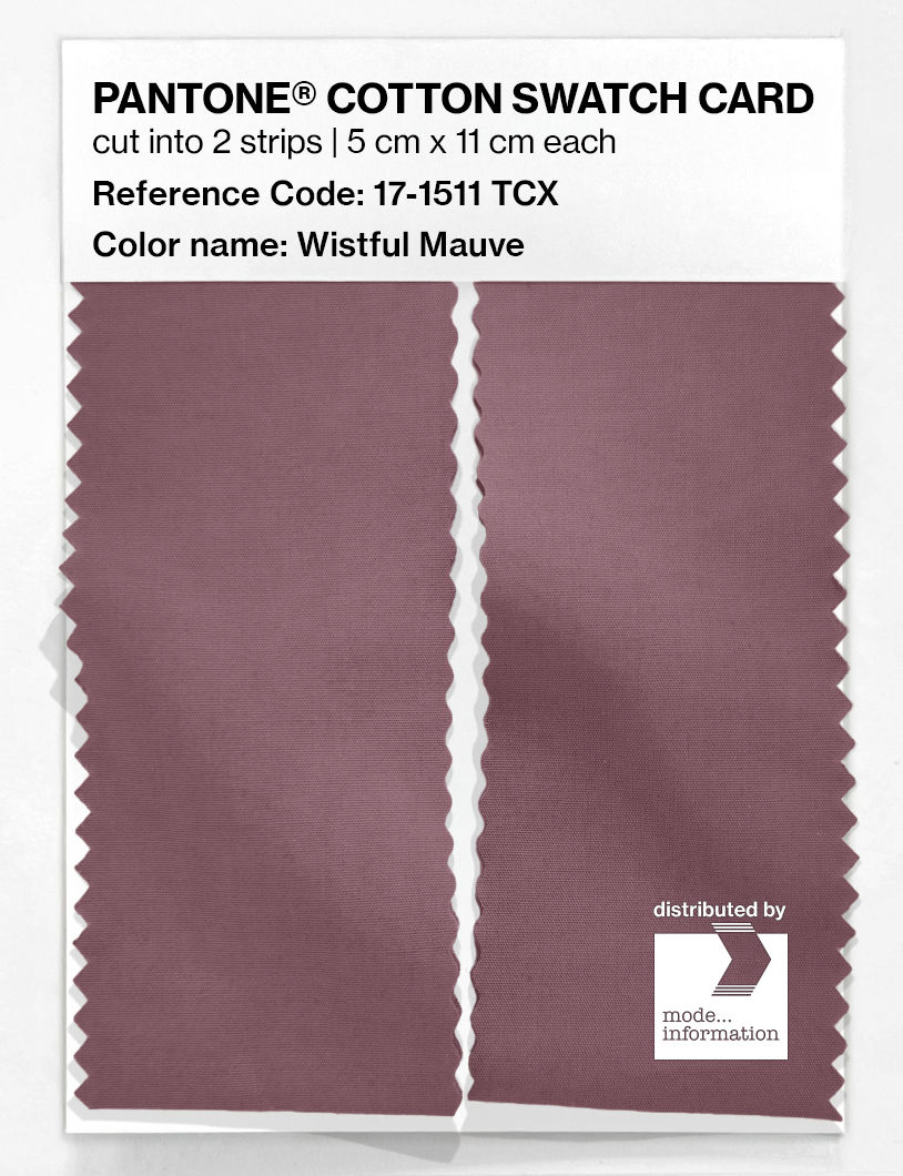 Artikelbild 2 des Artikels “PANTONE® COTTON SWATCH CARD 17-1511 TCX Wistful Mauve “