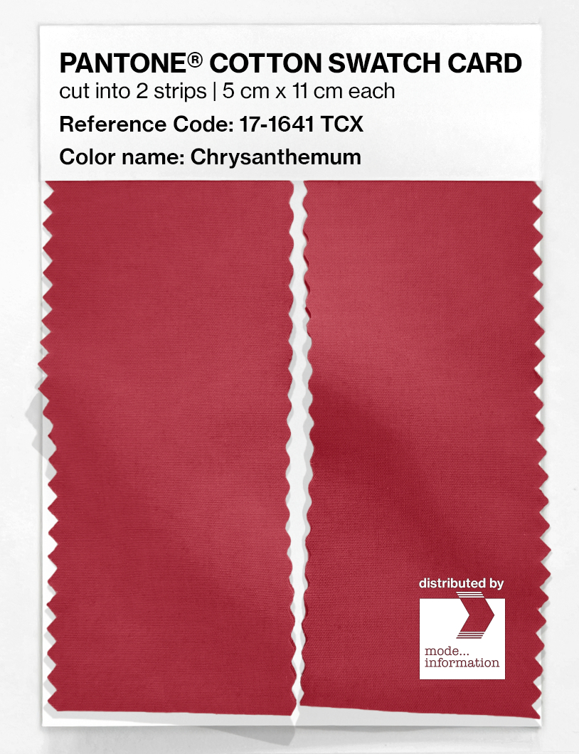 Artikelbild 2 des Artikels “PANTONE® COTTON SWATCH CARD 17-1641 TCX Chrysanthemum “
