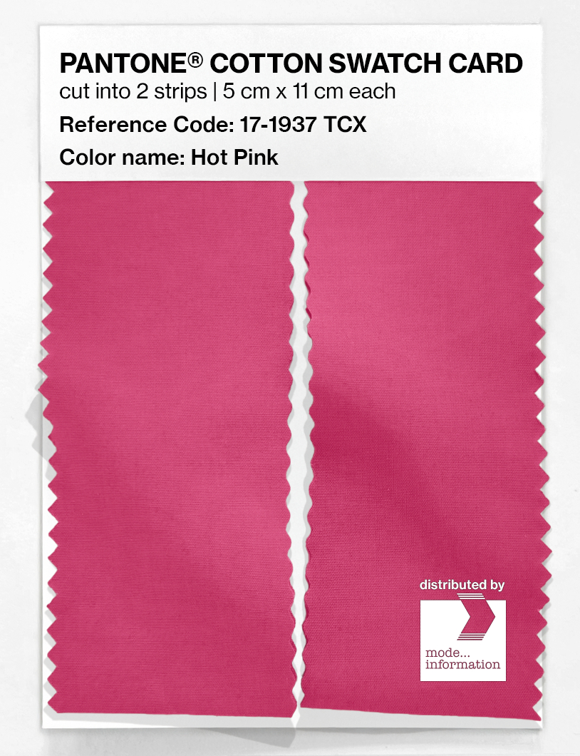 Artikelbild 2 des Artikels “PANTONE® COTTON SWATCH CARD 17-1937 TCX Hot Pink “