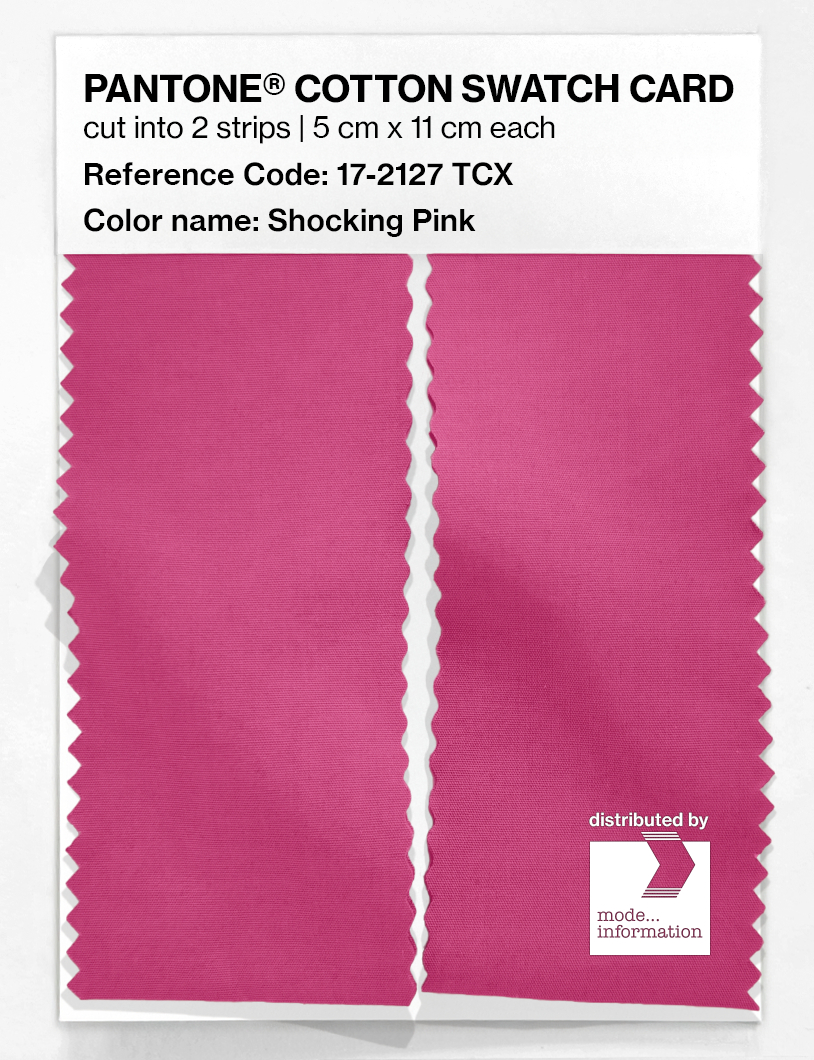 Artikelbild 2 des Artikels “PANTONE® COTTON SWATCH CARD 17-2127 TCX Shocking Pink “