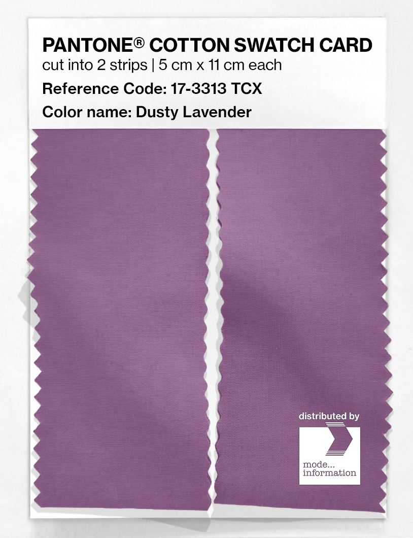 Artikelbild 2 des Artikels “PANTONE® COTTON SWATCH CARD 17-3313 TCX Dusty Lavender “