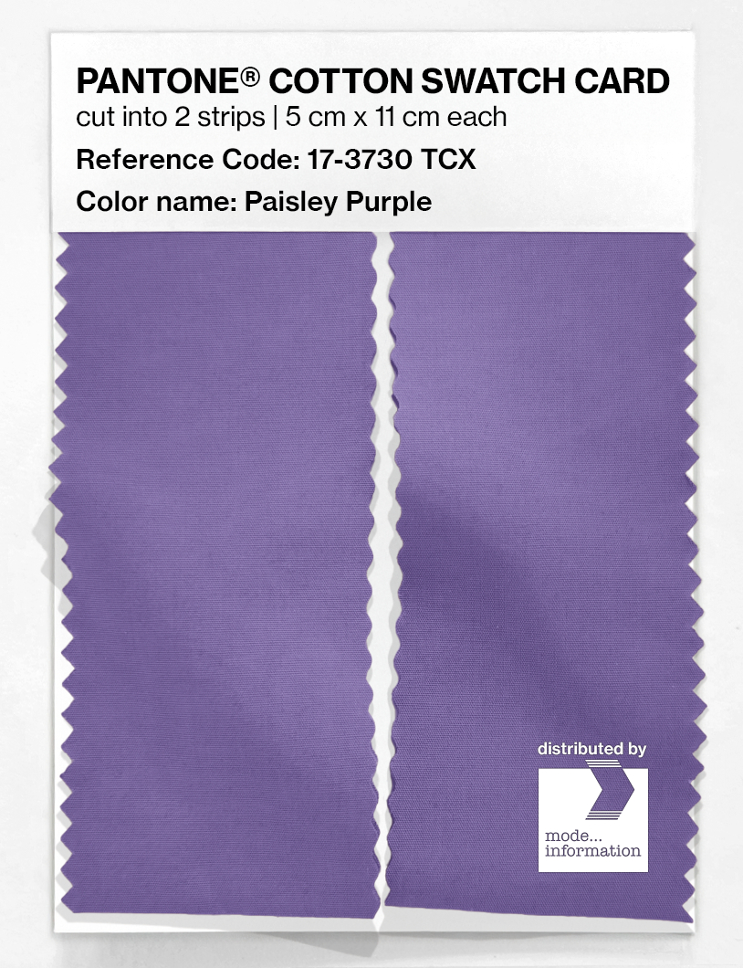 Artikelbild 2 des Artikels “PANTONE® COTTON SWATCH CARD 17-3730 TCX Paisley Purple “