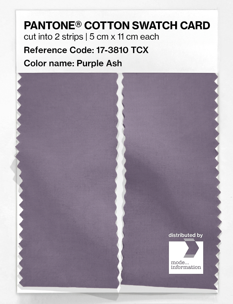 Artikelbild 2 des Artikels “PANTONE® COTTON SWATCH CARD 17-3810 TCX Purple Ash “