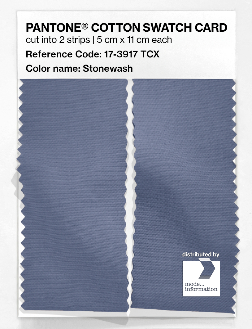 Product image 2 of the product “PANTONE® COTTON SWATCH CARD 17-3917 TCX Stonewash ”