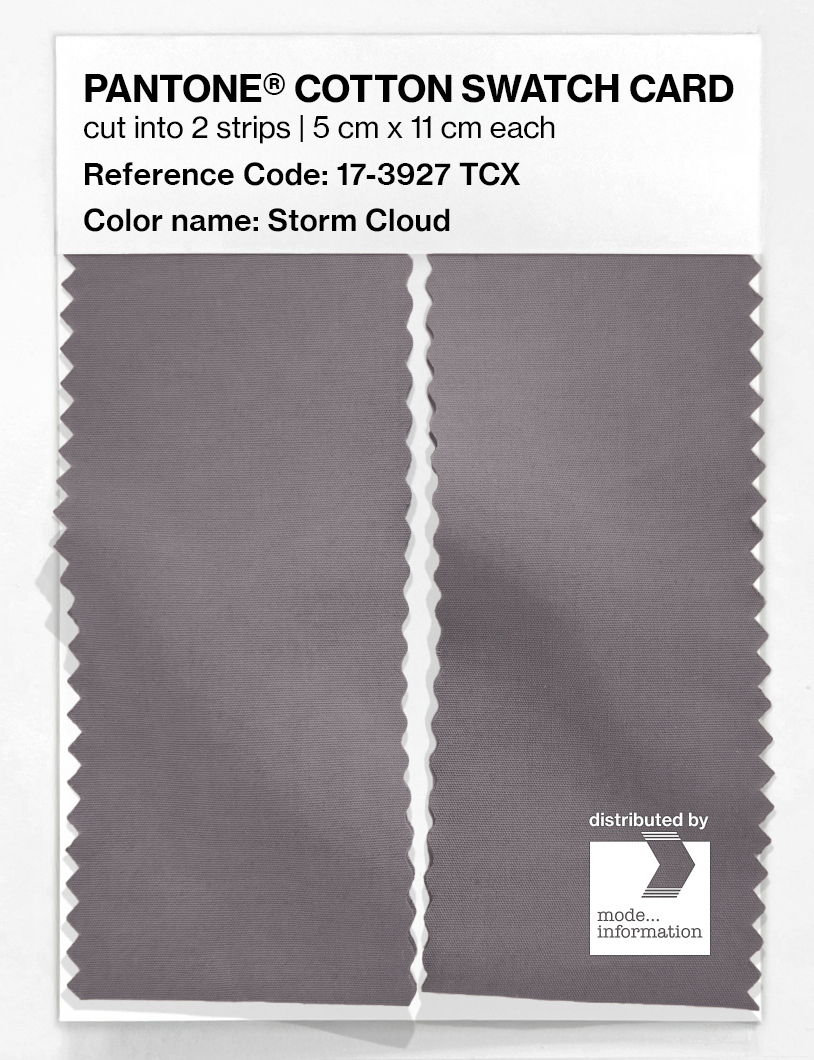 Artikelbild 2 des Artikels “PANTONE® COTTON SWATCH CARD 17-3927 TCX Storm Cloud “