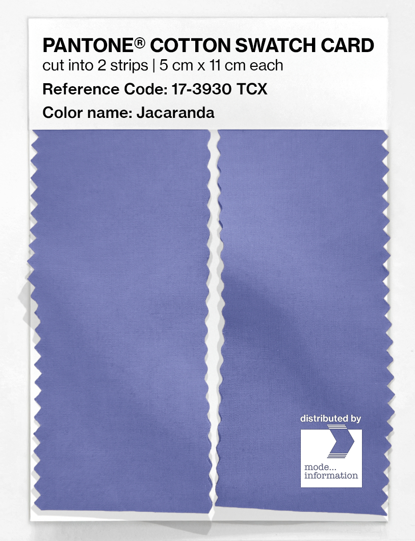 Artikelbild 2 des Artikels “PANTONE® COTTON SWATCH CARD 17-3930 TCX Jacaranda “