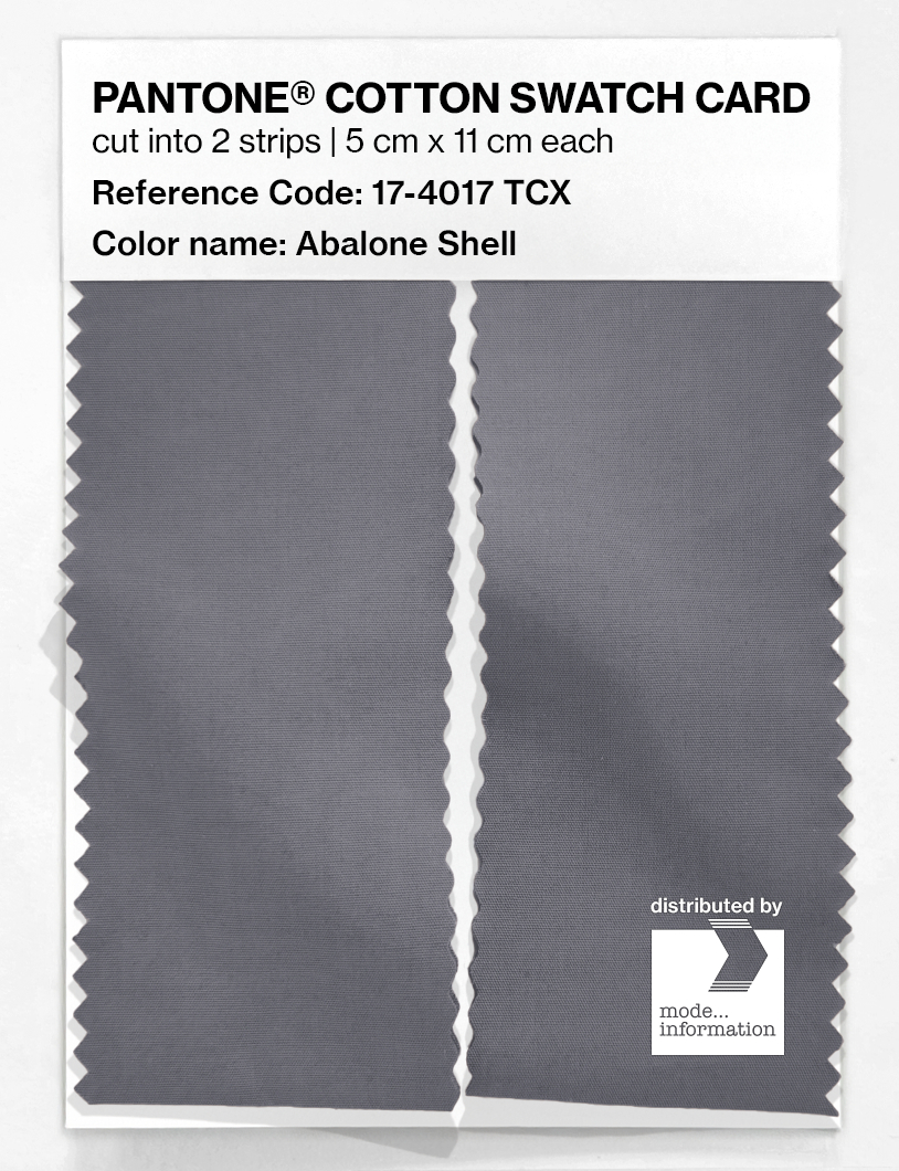 Product image 2 of the product “PANTONE® COTTON SWATCH CARD 17-4017 TCX Abalone Shell ”