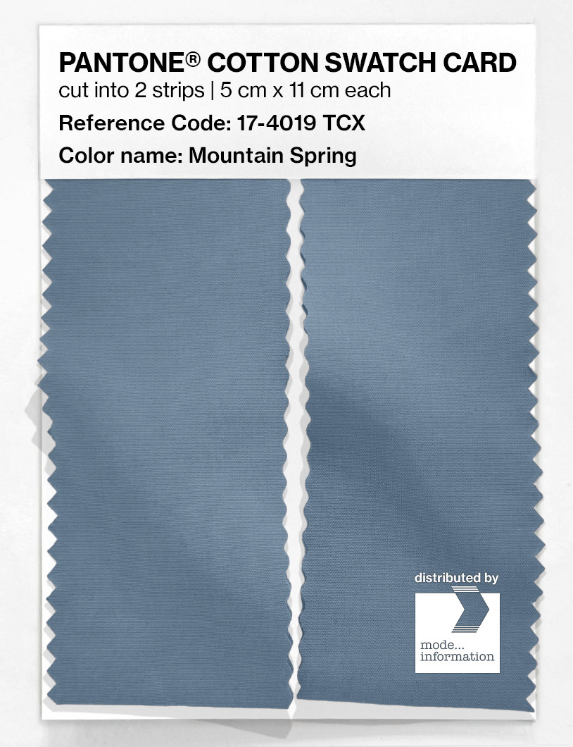 Artikelbild 2 des Artikels “PANTONE® COTTON SWATCH CARD 17-4019 TCX Mountain Spring “