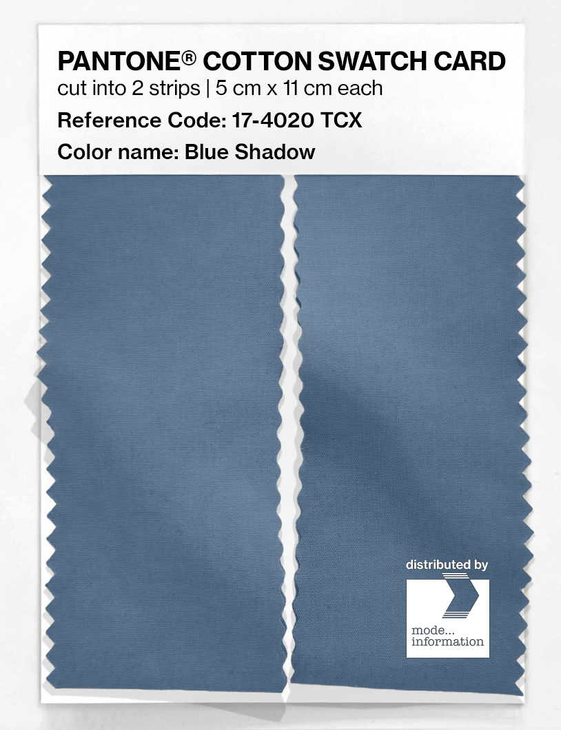 Artikelbild 2 des Artikels “PANTONE® COTTON SWATCH CARD 17-4020 TCX Blue Shadow “