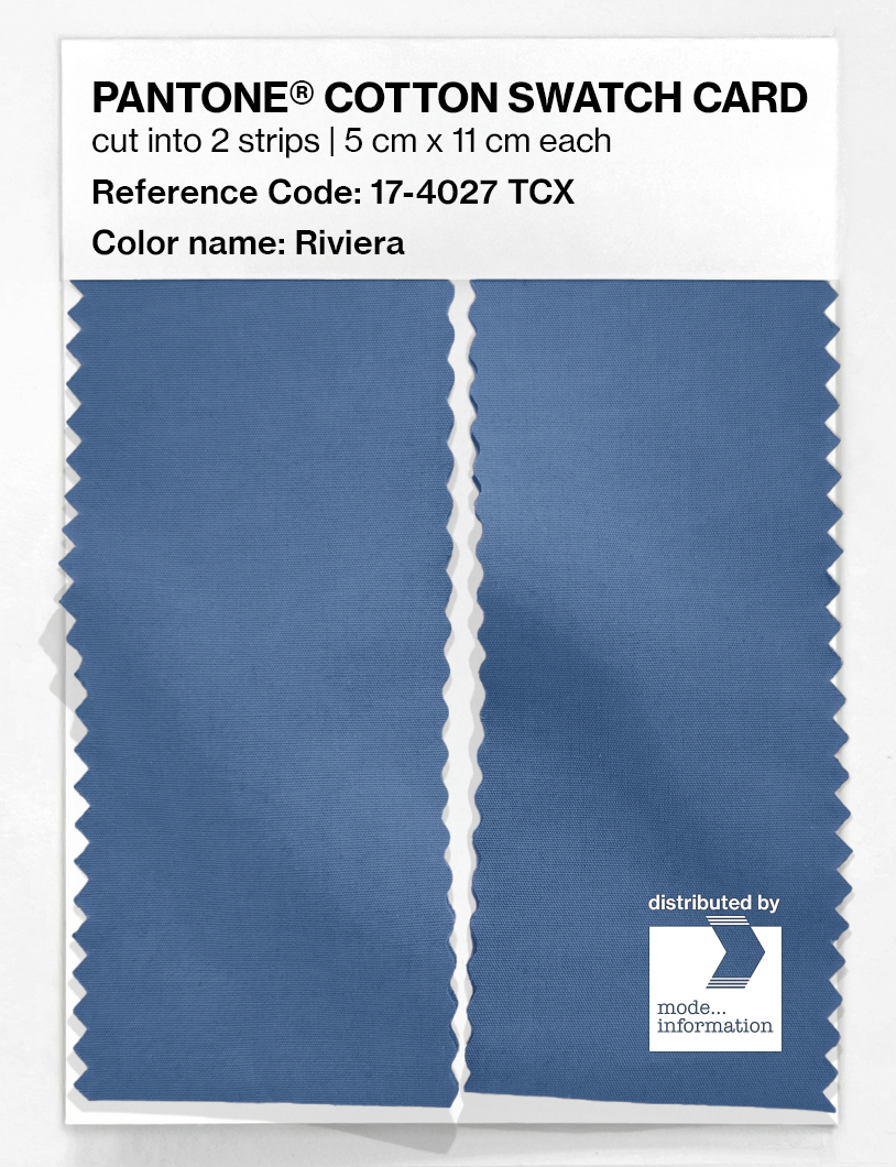 Artikelbild 2 des Artikels “PANTONE® COTTON SWATCH CARD 17-4027 TCX Riviera “