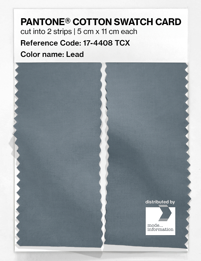 Artikelbild 2 des Artikels “PANTONE® COTTON SWATCH CARD 17-4408 TCX Lead “