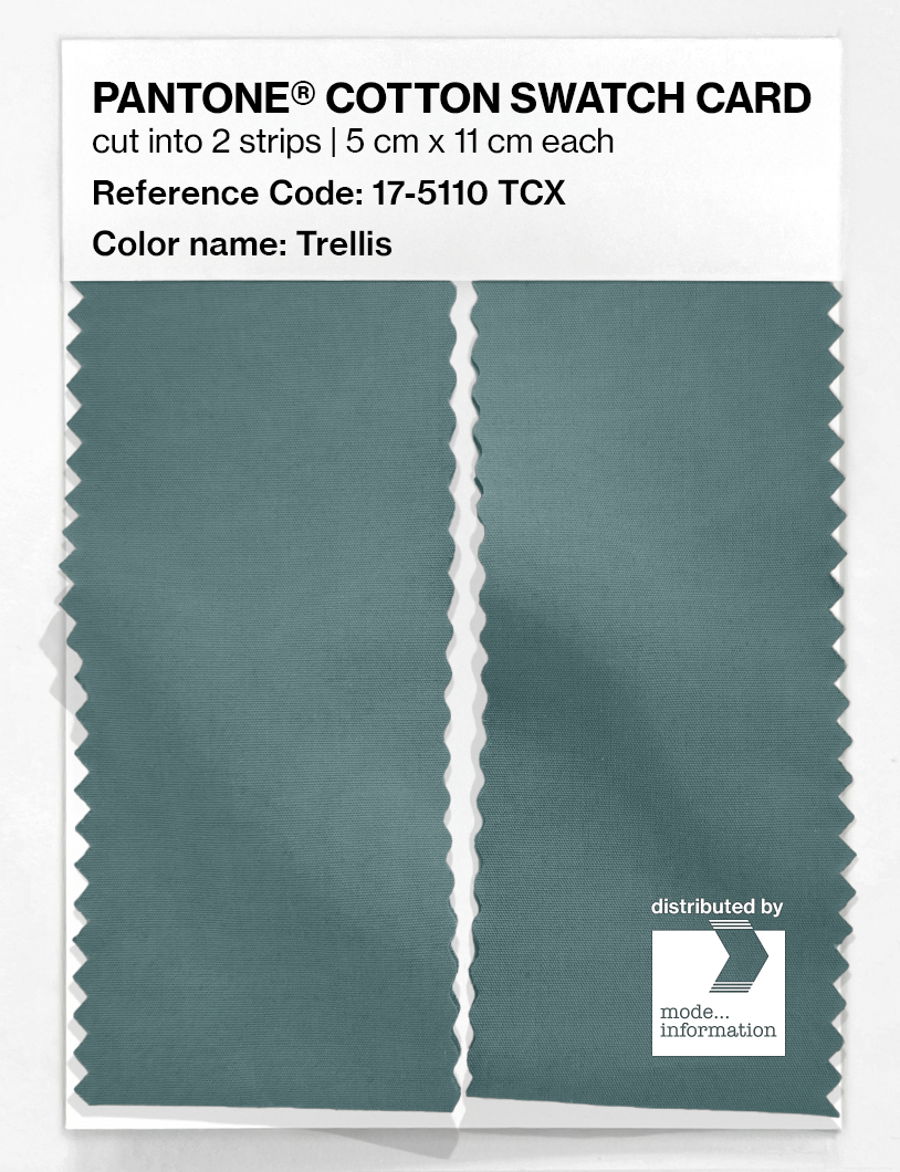 Artikelbild 2 des Artikels “PANTONE® COTTON SWATCH CARD 17-5110 TCX Trellis “