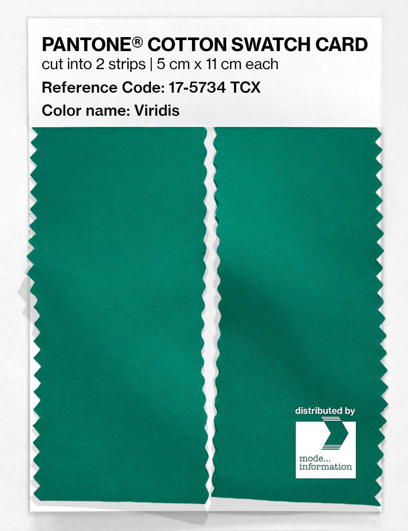 Artikelbild 2 des Artikels “PANTONE® COTTON SWATCH CARD 17-5734 TCX Viridis “