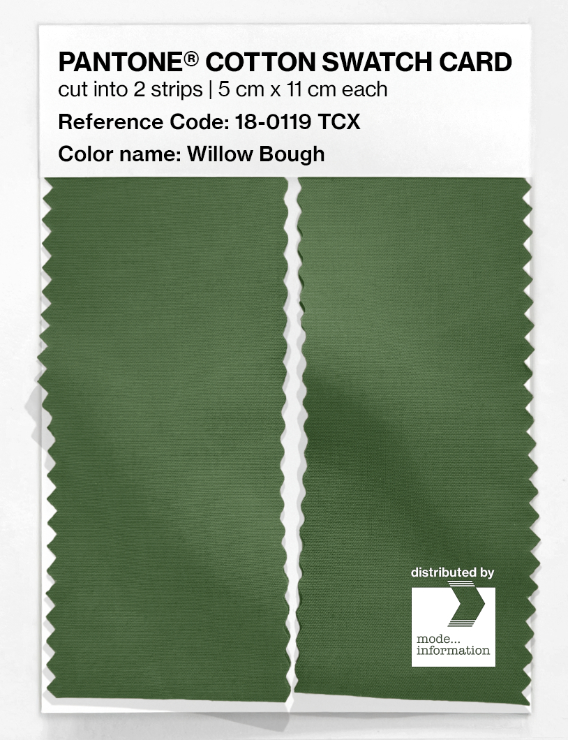 Artikelbild 2 des Artikels “PANTONE® COTTON SWATCH CARD 18-0119 TCX Willow Bough “