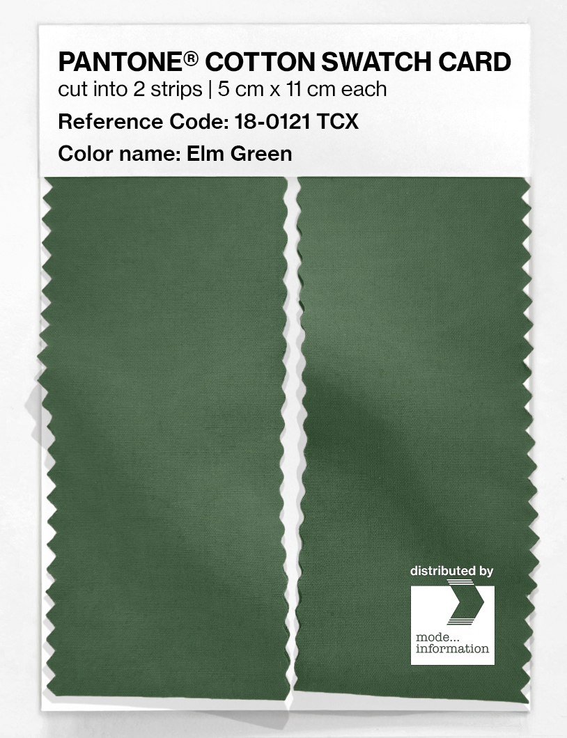 Artikelbild 2 des Artikels “PANTONE® COTTON SWATCH CARD 18-0121 TCX Elm Green “