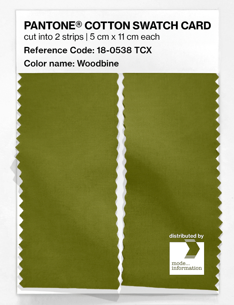 Product image 2 of the product “PANTONE® COTTON SWATCH CARD 18-0538 TCX Woodbine ”