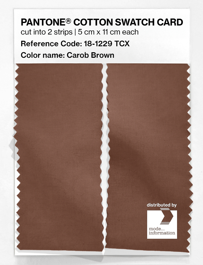 Artikelbild 2 des Artikels “PANTONE® COTTON SWATCH CARD 18-1229 TCX Carob Brown “